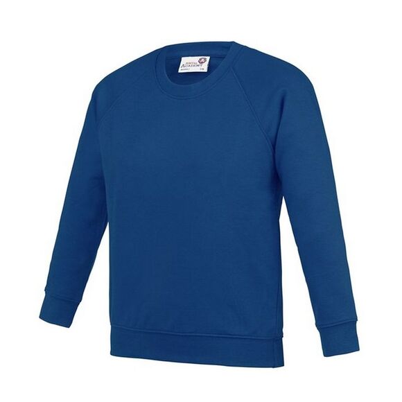 Awdis Childrens/Kids Academy Sweatshirt / Deep Royal Blue - Picture 1 of 2